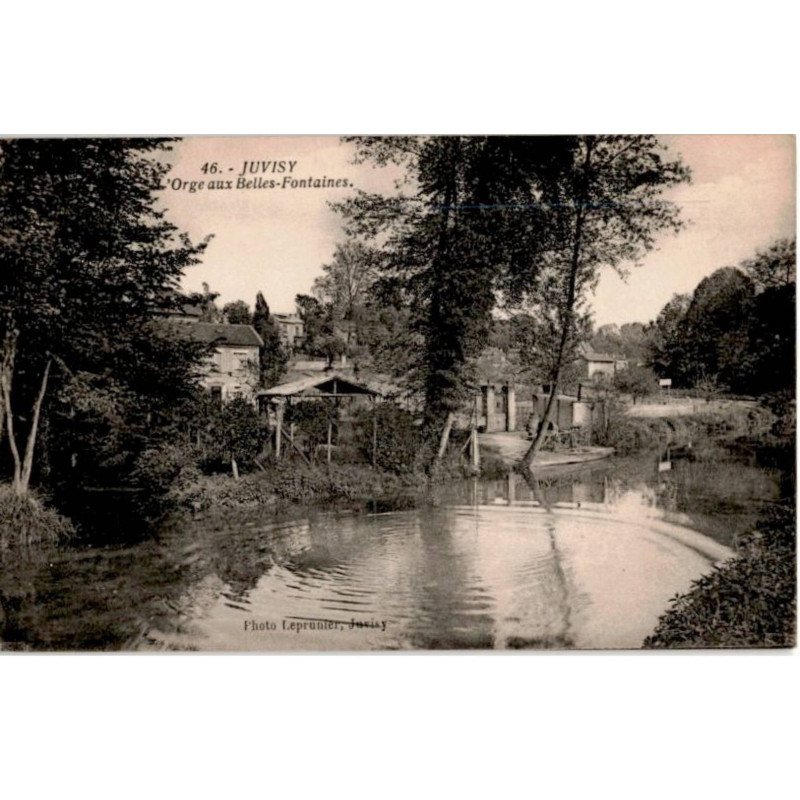 JUVISY-sur-ORGE: l'orge aux belles-fontaines - très bon état