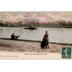 JUVISY-sur-ORGE: quai gambetta, rive droite - très bon état