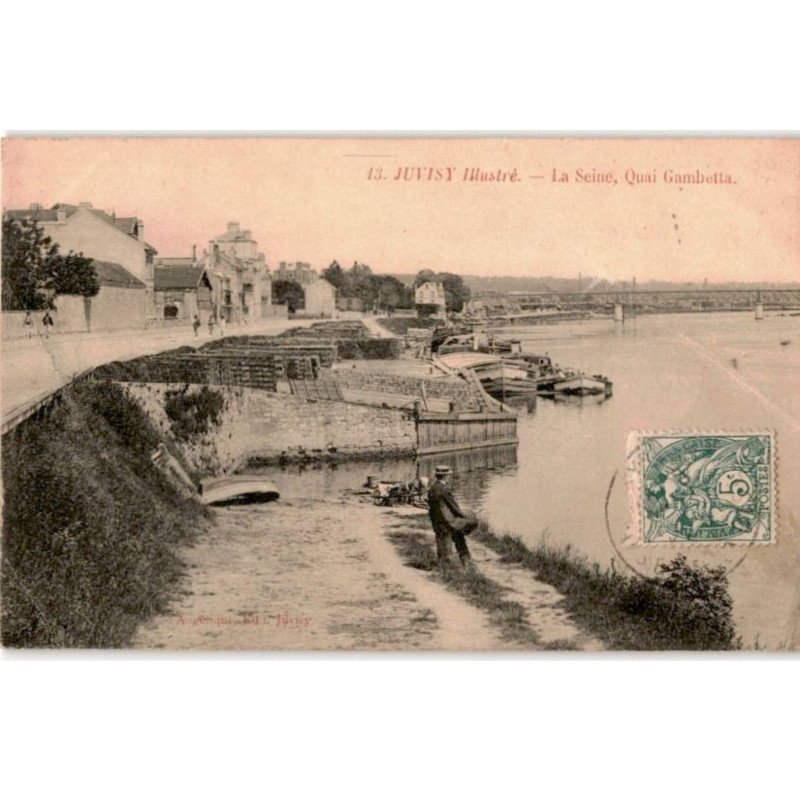 JUVISY-sur-ORGE: la seine quai gambetta - état