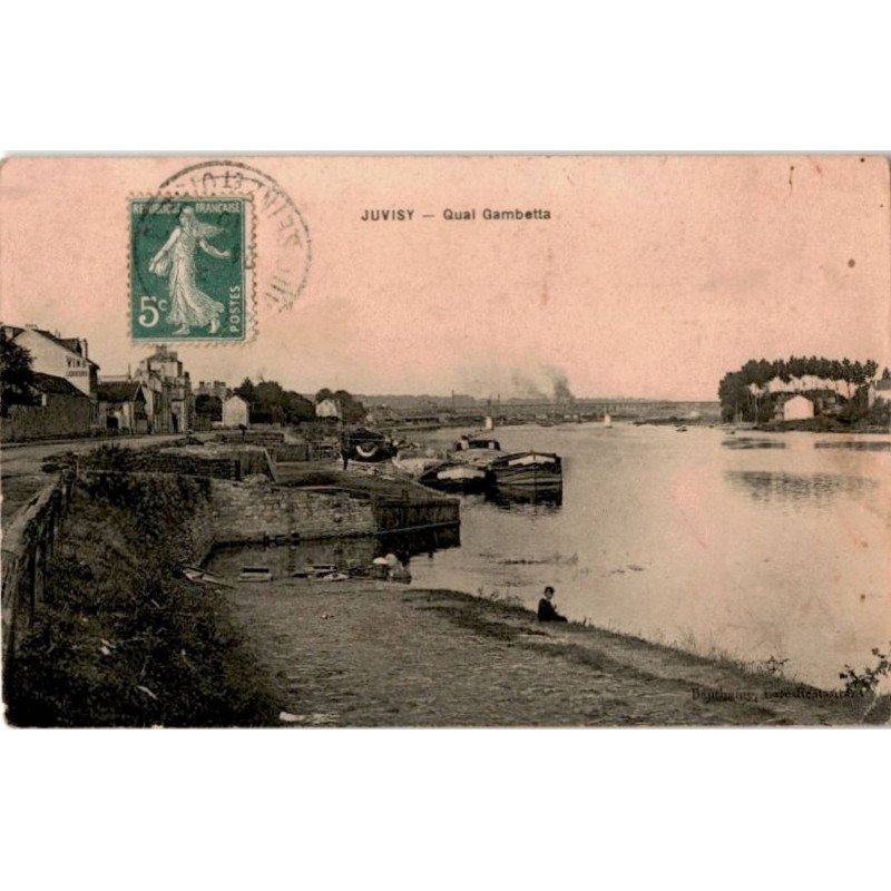 JUVISY-sur-ORGE: quai gambetta - bon état