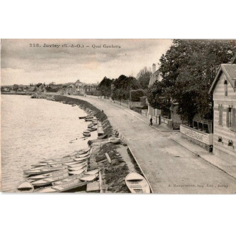 JUVISY-sur-ORGE: quai gambetta - très bon état