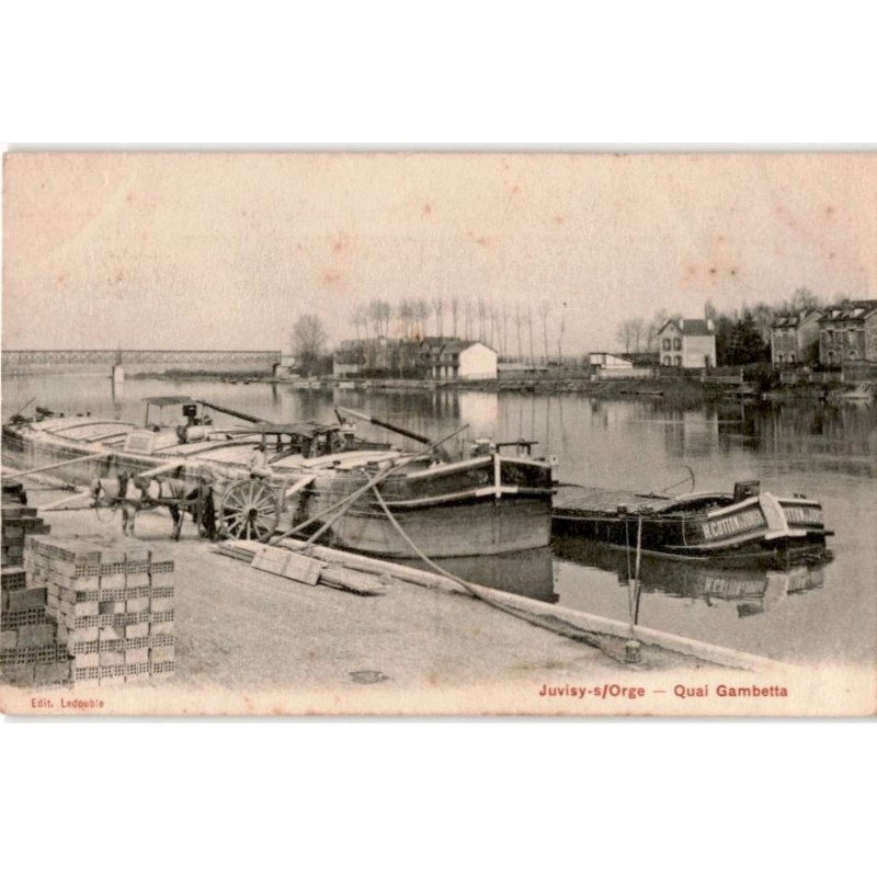 JUVISY-sur-ORGE: quai gambetta - très bon état