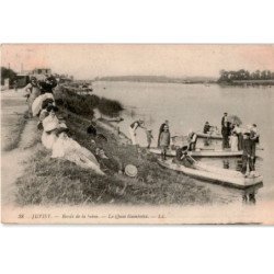 JUVISY-sur-ORGE: quai gambetta, bords de la seine - très bon état