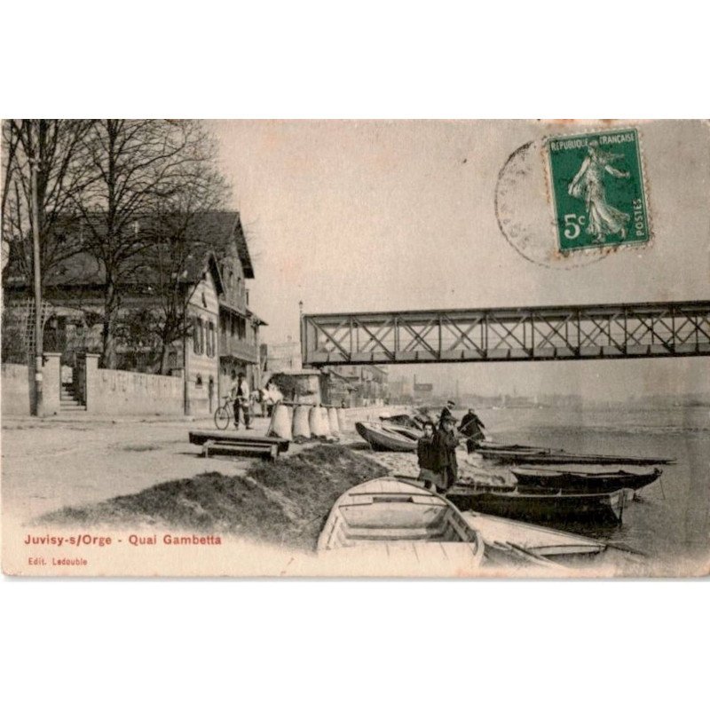 JUVISY-sur-ORGE: quai gambetta - très bon état