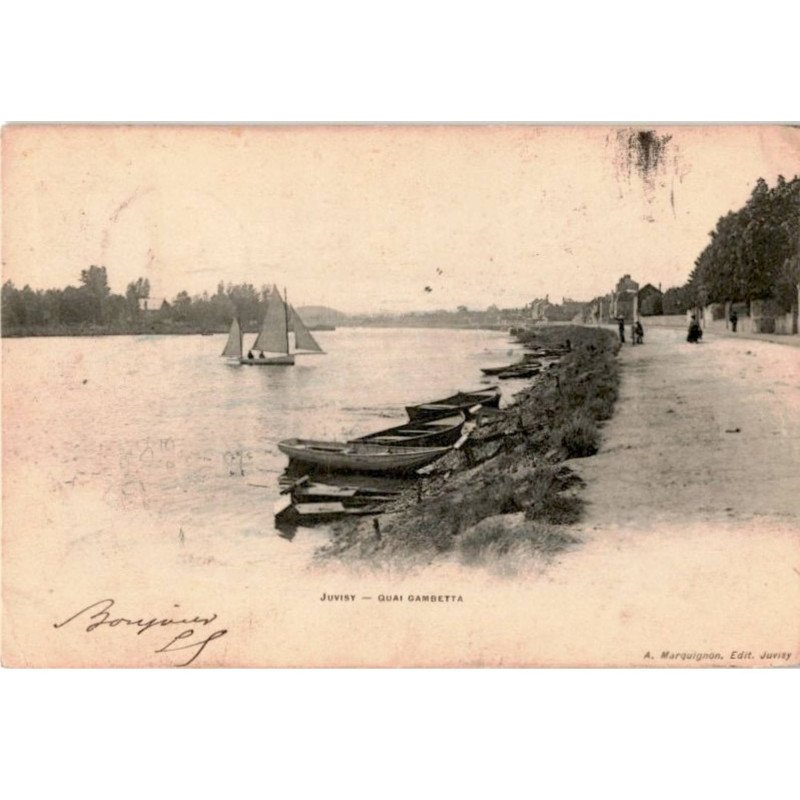 JUVISY-sur-ORGE: quai gambetta - très bon état