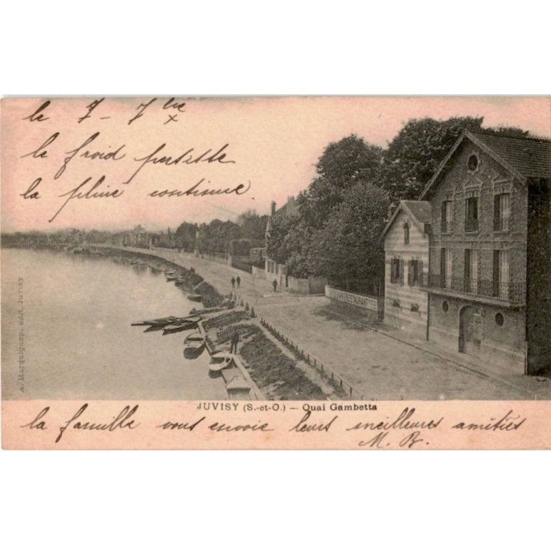 JUVISY-sur-ORGE: quai gambetta - très bon état