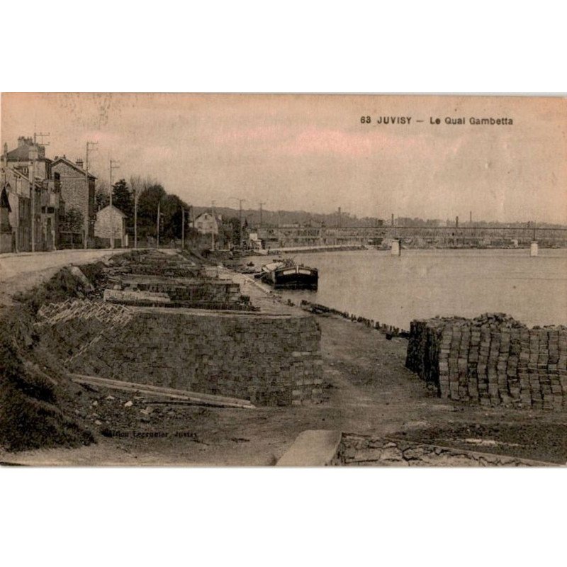 JUVISY-sur-ORGE: quai gambetta - très bon état