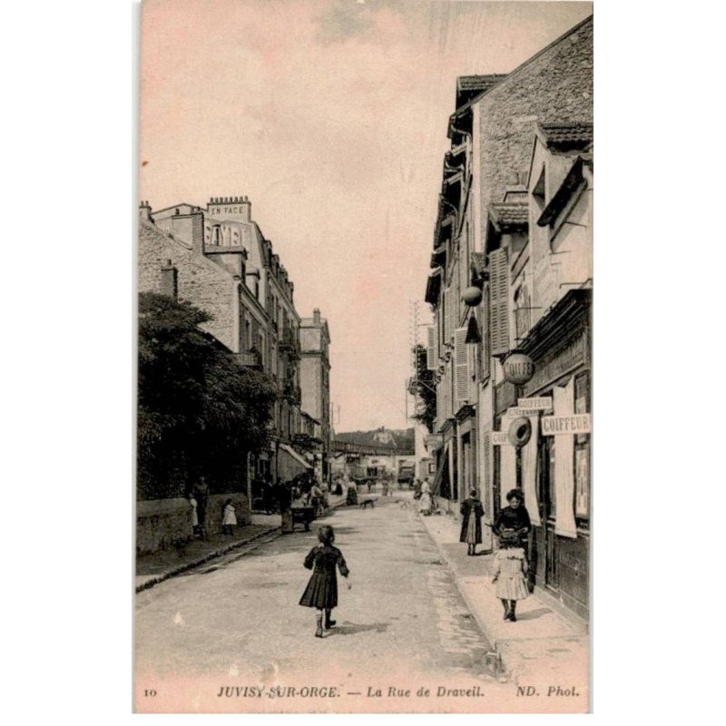 JUVISY-sur-ORGE: la rue de draveil - très bon état