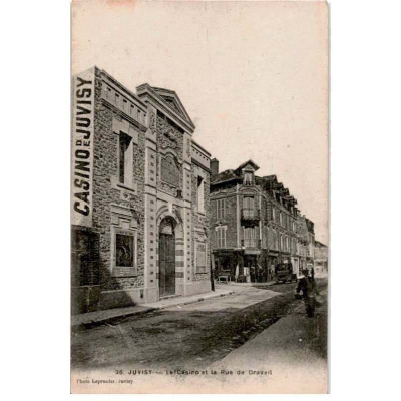 JUVISY-sur-ORGE: le casino et rue de draveil - très bon état