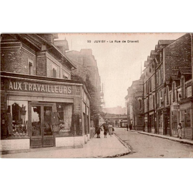 JUVISY-sur-ORGE: la rue de draveil - très bon état