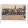 PARIS 1er : carte photo de canons sur la place de la Concorde (ww1-chars) - très bon état