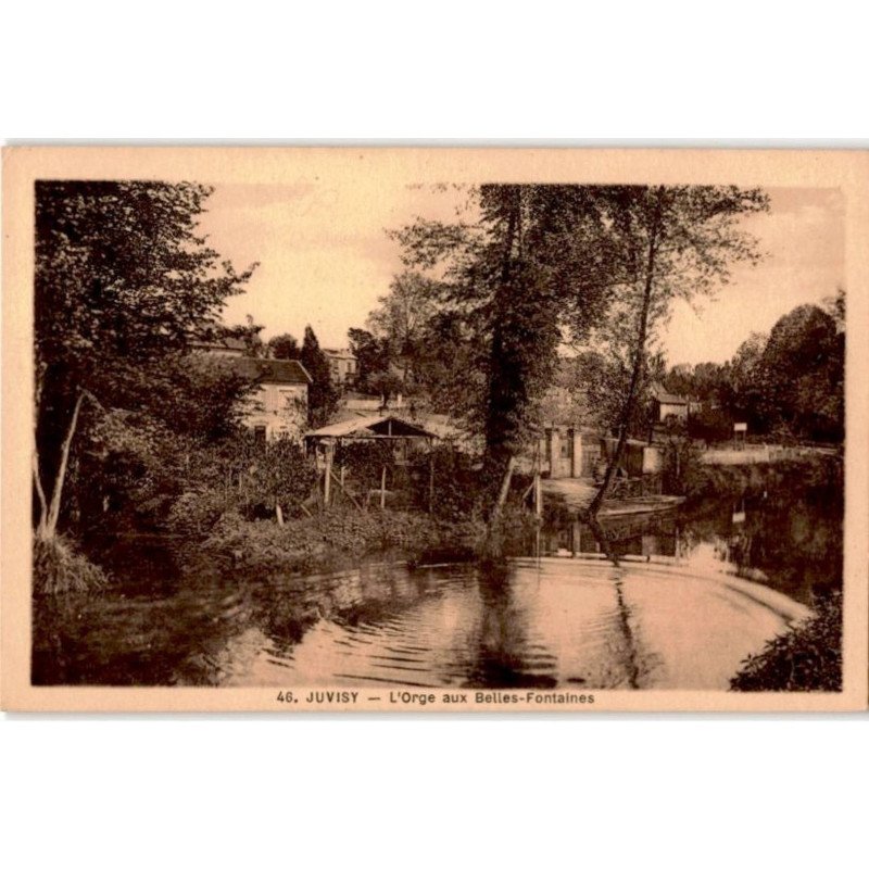 JUVISY-sur-ORGE: l'orge aux belles-fontaines - très bon état