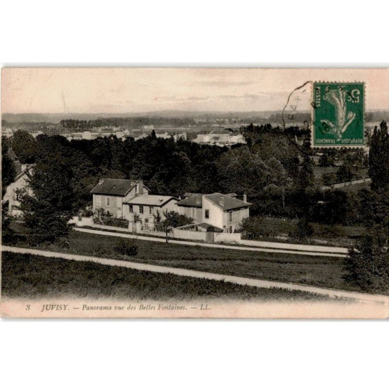 JUVISY-sur-ORGE: panorama vue des belles-fontaines - très bon état