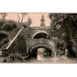 JUVISY-sur-ORGE: pont des belles fontaines sur l'orge - très bon état