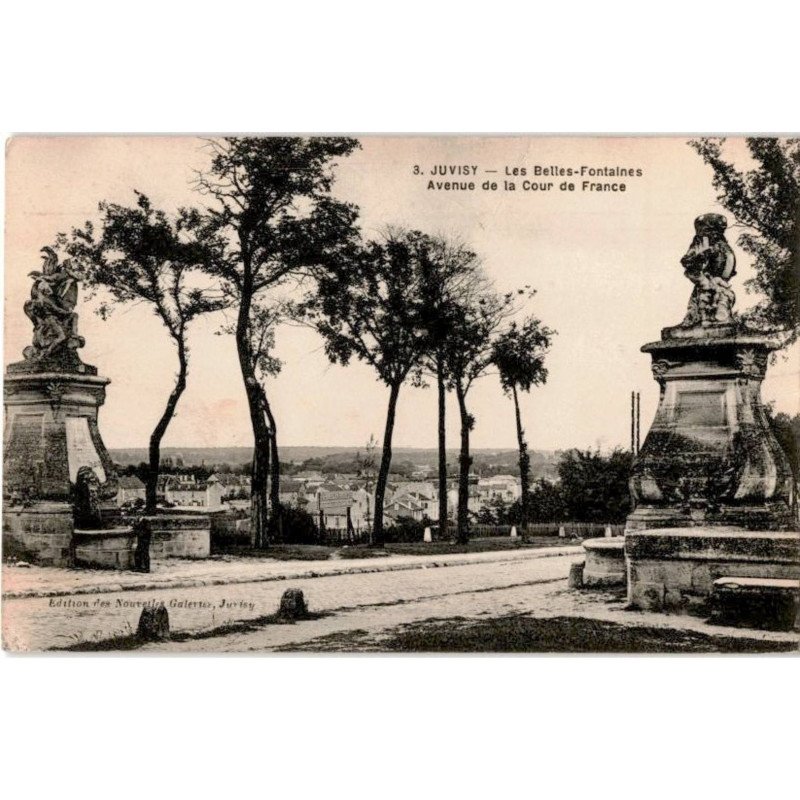 JUVISY-sur-ORGE: les belles-fontaines, avenue de la cour de france - bon état