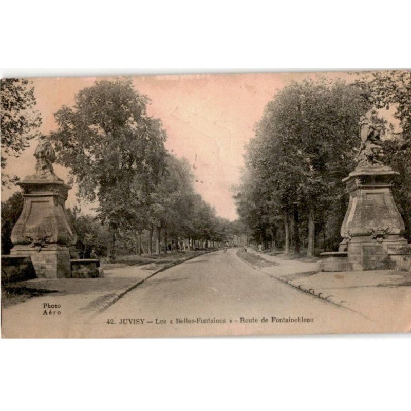 JUVISY-sur-ORGE: les belles-fontaines, route de fontainebleau - bon état