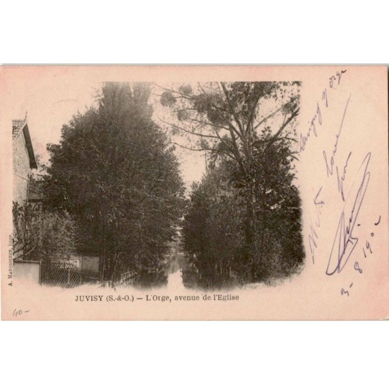 JUVISY-sur-ORGE: l'orge, avenue de l'église - très bon état