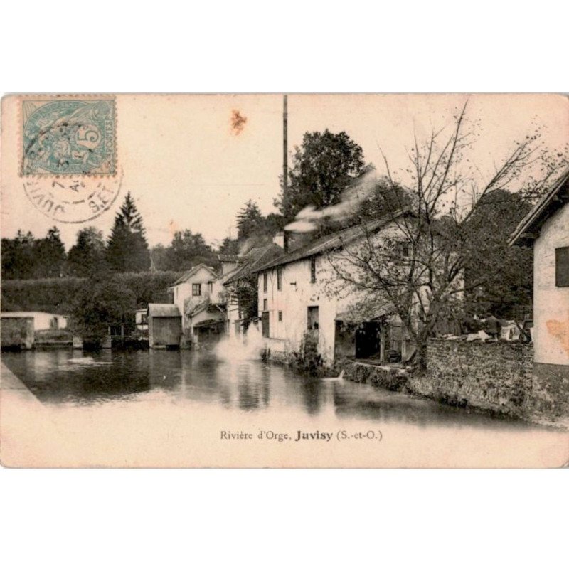 JUVISY-sur-ORGE: rivière d'orge - bon état