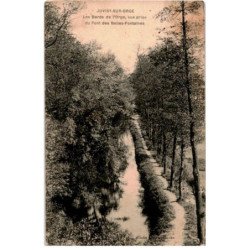 JUVISY-sur-ORGE: les bords de l'orge vue prise du pont des belles-fontaines - très bon état