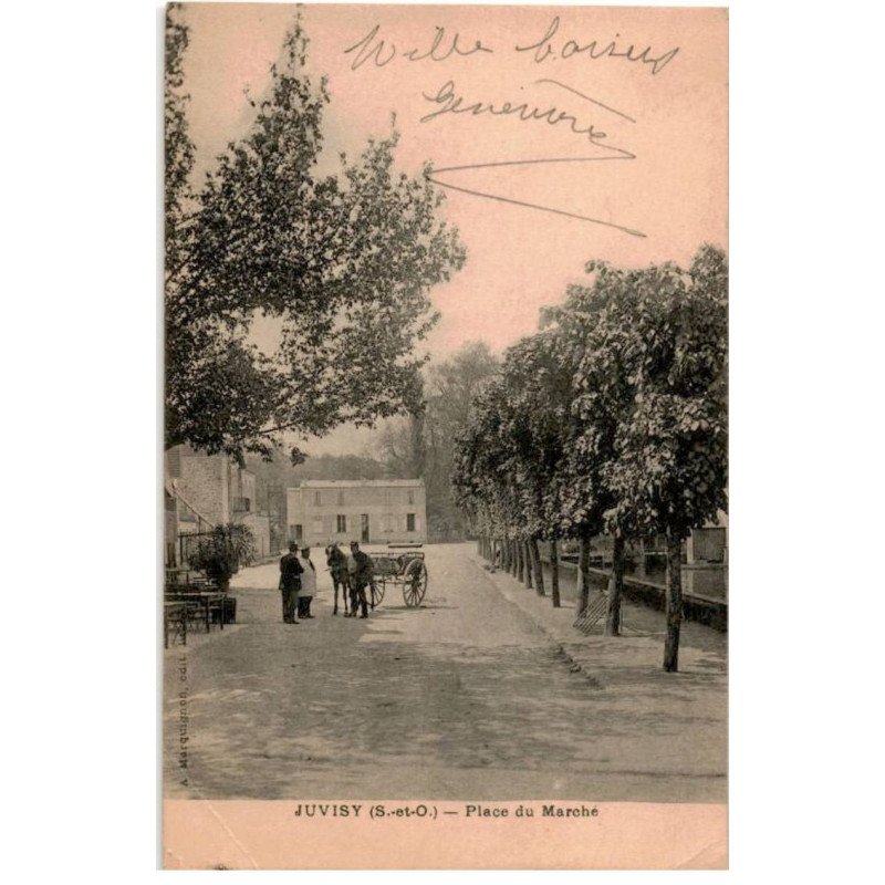 JUVISY-sur-ORGE: place du marché - état