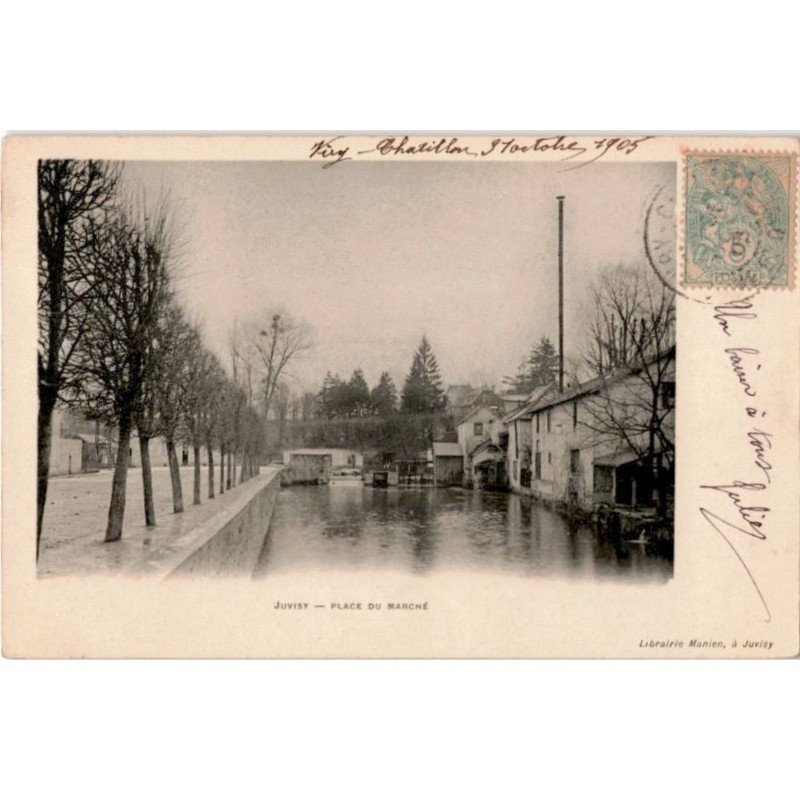 JUVISY-sur-ORGE: place du marché - très bon état