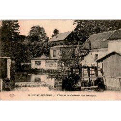 JUVISY-sur-ORGE: l'orge et la marbrerie, vue artistique -  état