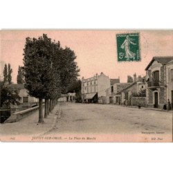 JUVISY-sur-ORGE: la place du marché - très bon état