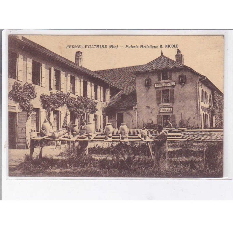FERNEY-VOLTAIRE: poterie R. Nicole - très bon état