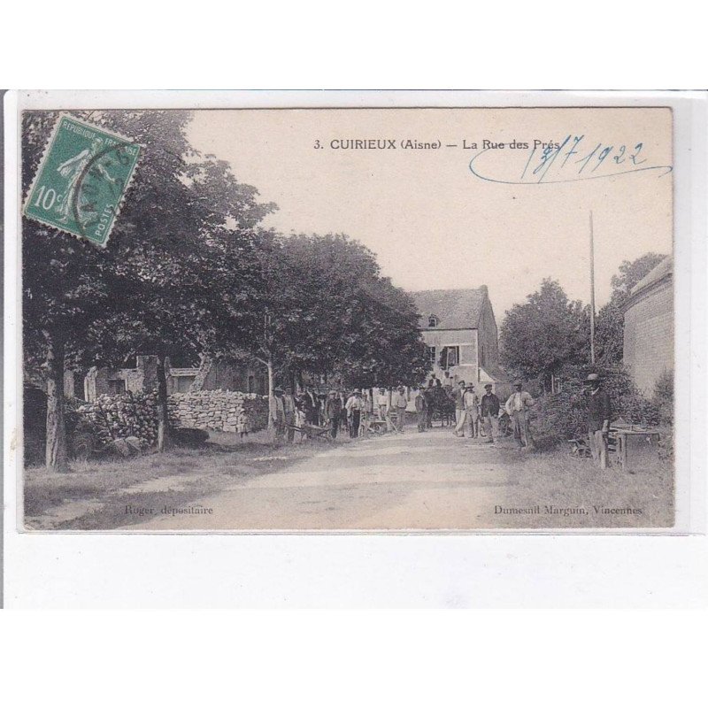 CUIRIEUX: la rue des prés - très bon état
