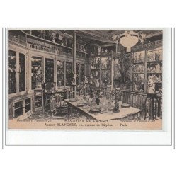 PARIS 1er : Porcelaines et faënces BLANCHET - Magasin de l'Union (12 avenue de l'Opéra) -très bon état