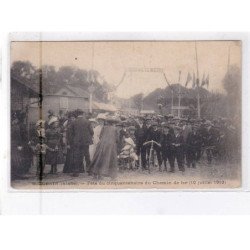 SAINIT-GOBIN, fête du cinquiantièle du chelin de fer 10/07/1910 - très bon état