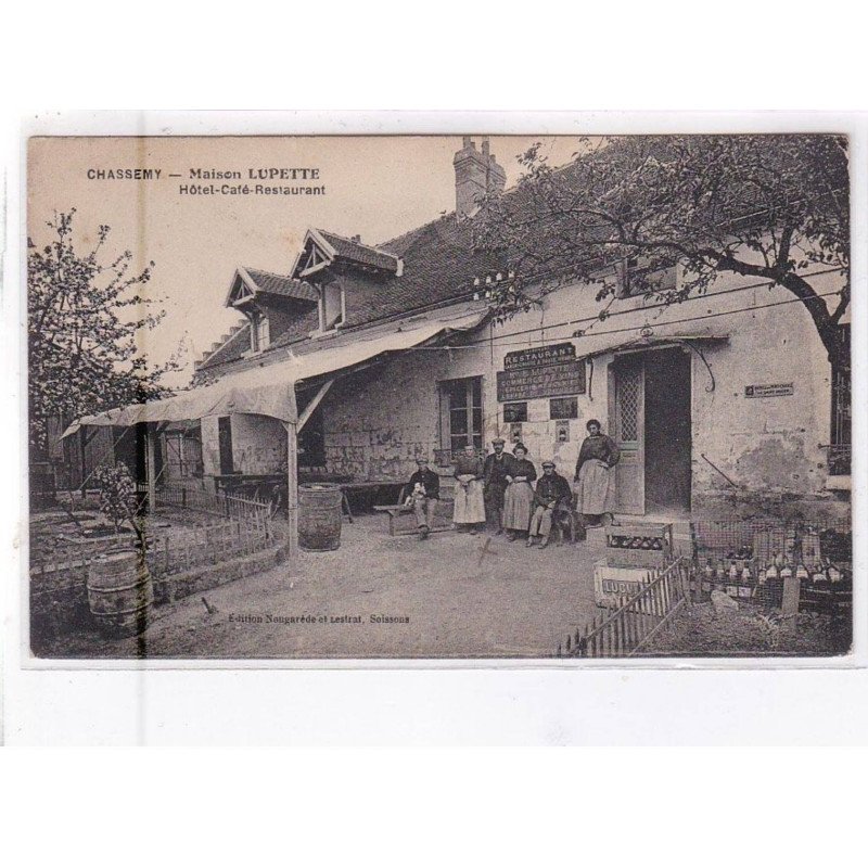 CHASSEMY: maison Lupette hôtel-café-restaurant - très bon état