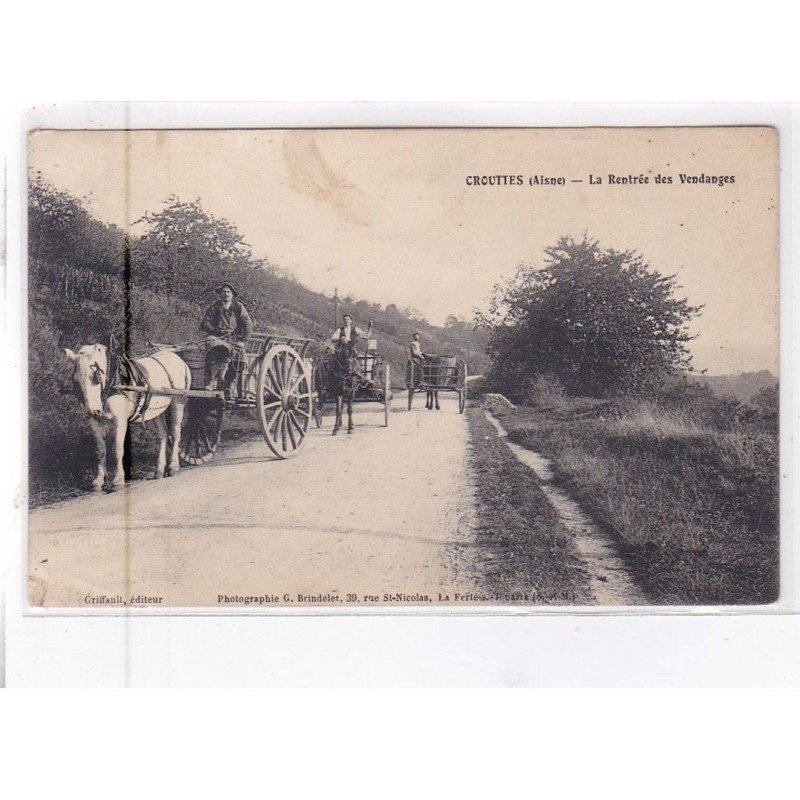 CROUTTES:, la rentrée des vendanges - état