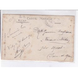 VICHY: grand hôtel du beaujolais, téléphone électricité, personnages - très bon état