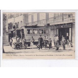 BARCELONNETTE: service automobile de barcelonnette à prunière, l'arrivée à barcelonnette, autobus - état