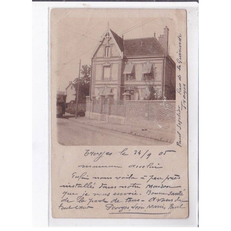 TROYES: tramway rue de la guerande - état