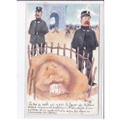 ILLUSTRATEUR BOBB FALLIERES: le tas de sable qui a prit la figure de Fallière - très bon état