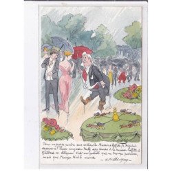 ILLUSTRATEUR BOBB FALLIERES: pour ne pas se rendre aux course de maison lafitte - très bon état