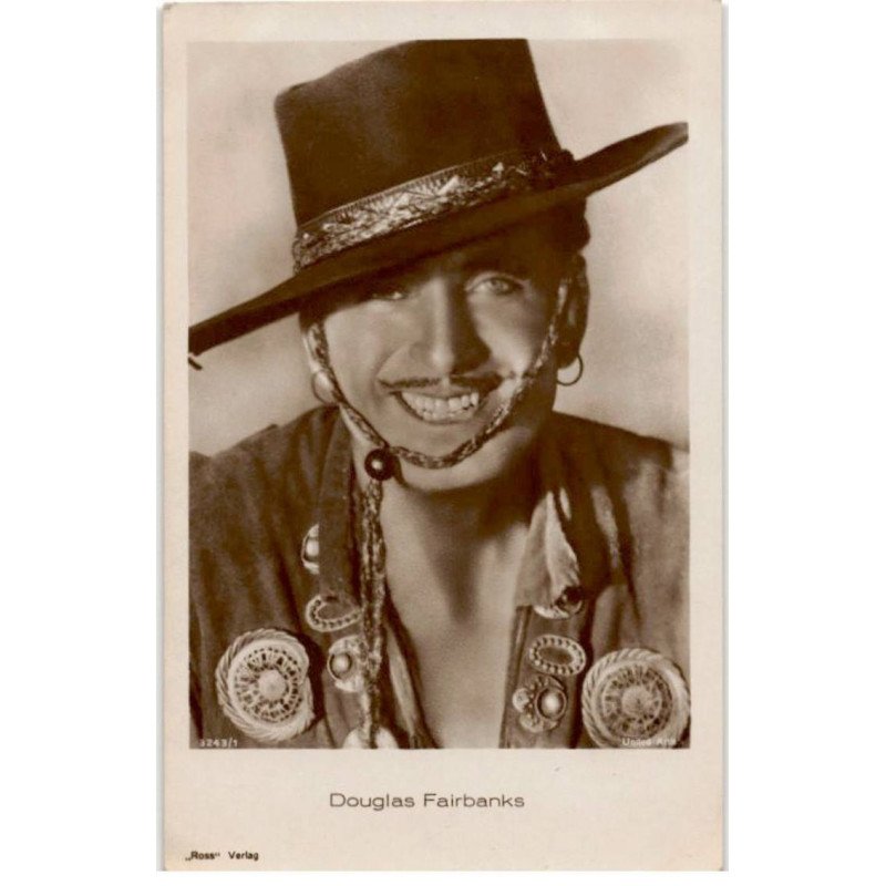 ARTISTES CINEMA ACTEUR ou ACTRICE: cinéma, Douglas Fairbanks - très bon état ARTISTES CINEMA ACTEUR ou ACTRICE: cinéma, Douglas Fairbanks - très bon état