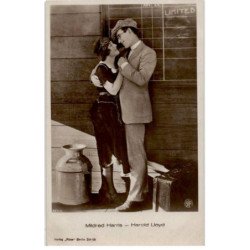 ARTISTES CINEMA ACTEUR ou ACTRICE: Mildred Harris, Harold Lloyd - très bon état