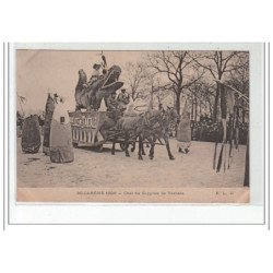 PARIS 1er : Mi-Carême 1906 - le char du Supplice de Tantale (crocodile) -très bon état