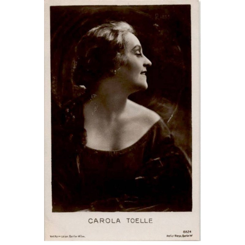 ARTISTES CINEMA ACTEUR ou ACTRICE: Carola Toelle - très bon état