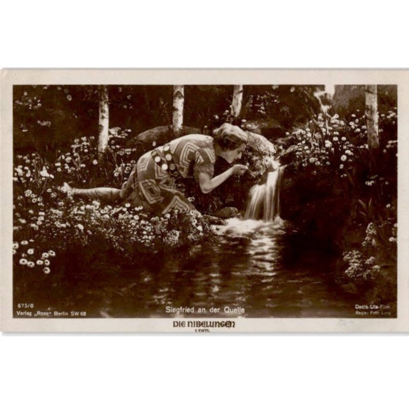 ARTISTES CINEMA ACTEUR ou ACTRICE: die nibelungen siegfried an der quelle - très bon état ARTISTES CINEMA ACTEUR ou ACTRICE: die nibelungen siegfried an der quelle - très bon état