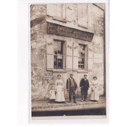 MERU - Carte photo - Bourrellerie - Sellerie - Maillard - Lignereux - très bon état