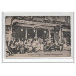 PARIS 4ème : café """"au Drapeau"""" - 5 bd. Beaumarchais - très bon état