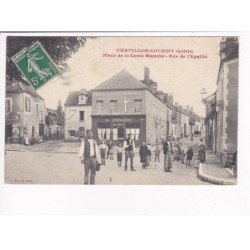 CHATILLON-COLIGNY - place de la Croix Blanche - rue de l'Egalité - très bon état
