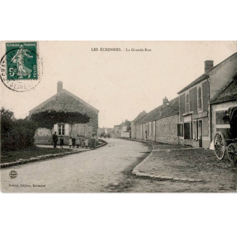 LES ECRENNES: la grande rue - très bon état