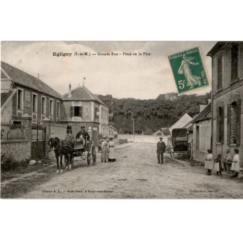 ELIGNY: grande rue place de la fête - très bon état