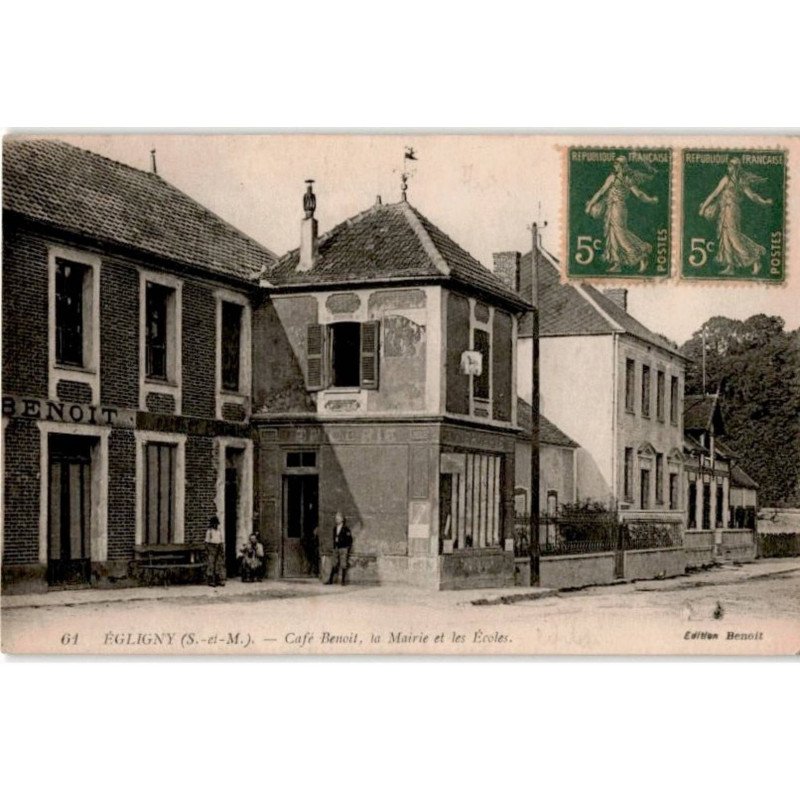 ELIGNY: café benoit, la mairie et les écoles - très bon état