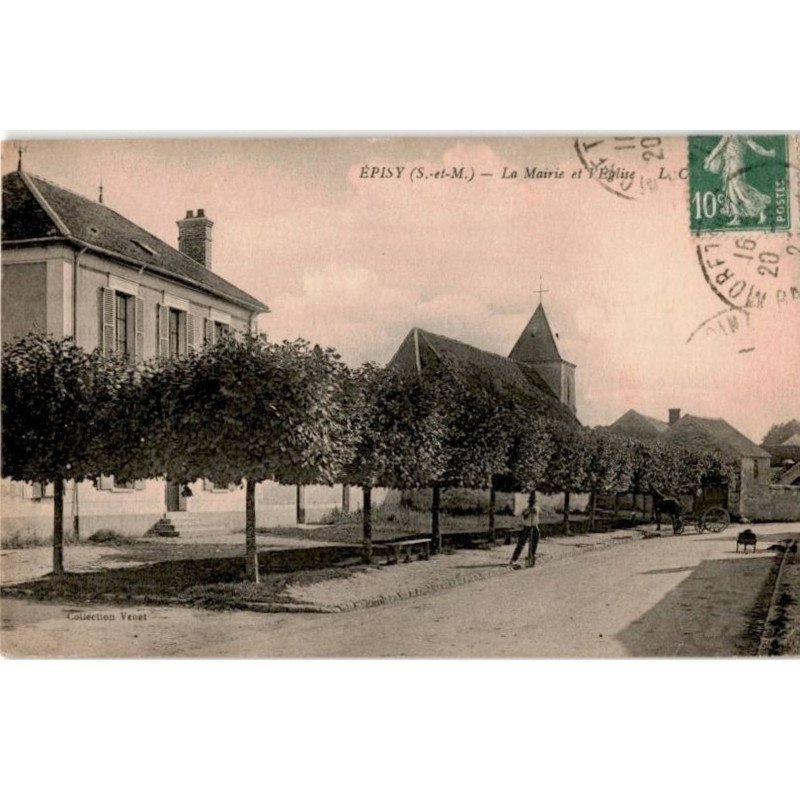 EPISY: la mairie et l'église - état